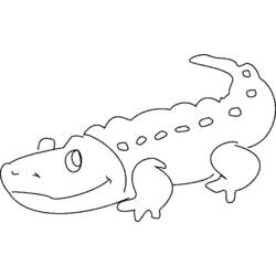 Página para colorir: Crocodilo (animais) #4869 - Páginas para Colorir Imprimíveis Gratuitamente