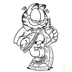 Página para colorir: Garfield (desenhos animados) #26114 - Páginas para Colorir Imprimíveis Gratuitamente