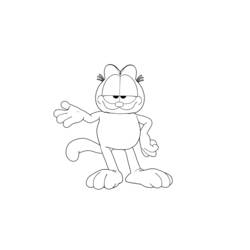 Página para colorir: Garfield (desenhos animados) #26126 - Páginas para Colorir Imprimíveis Gratuitamente