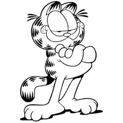 Página para colorir: Garfield (desenhos animados) #26132 - Páginas para Colorir Imprimíveis Gratuitamente