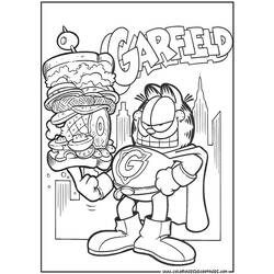Página para colorir: Garfield (desenhos animados) #26144 - Páginas para Colorir Imprimíveis Gratuitamente