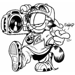 Página para colorir: Garfield (desenhos animados) #26152 - Páginas para Colorir Imprimíveis Gratuitamente