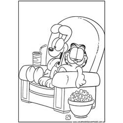 Página para colorir: Garfield (desenhos animados) #26154 - Páginas para Colorir Imprimíveis Gratuitamente