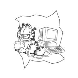 Página para colorir: Garfield (desenhos animados) #26166 - Páginas para Colorir Imprimíveis Gratuitamente