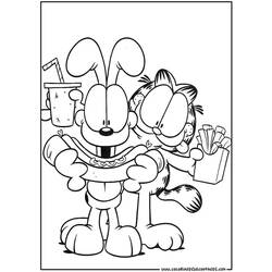 Página para colorir: Garfield (desenhos animados) #26173 - Páginas para Colorir Imprimíveis Gratuitamente