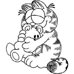Página para colorir: Garfield (desenhos animados) #26197 - Páginas para Colorir Imprimíveis Gratuitamente