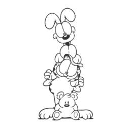 Página para colorir: Garfield (desenhos animados) #26208 - Páginas para Colorir Imprimíveis Gratuitamente
