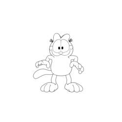Página para colorir: Garfield (desenhos animados) #26221 - Páginas para Colorir Imprimíveis Gratuitamente