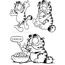 Página para colorir: Garfield (desenhos animados) #26222 - Páginas para Colorir Imprimíveis Gratuitamente