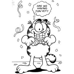 Página para colorir: Garfield (desenhos animados) #26254 - Páginas para Colorir Imprimíveis Gratuitamente
