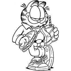 Página para colorir: Garfield (desenhos animados) #26257 - Páginas para Colorir Imprimíveis Gratuitamente
