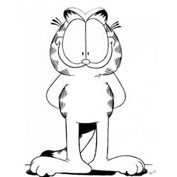 Página para colorir: Garfield (desenhos animados) #26296 - Páginas para Colorir Imprimíveis Gratuitamente