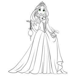 Página para colorir: Rapunzel (Filmes animados) #170047 - Páginas para Colorir Imprimíveis Gratuitamente