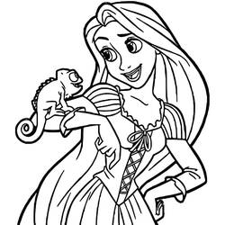 Página para colorir: Rapunzel (Filmes animados) #170050 - Páginas para Colorir Imprimíveis Gratuitamente