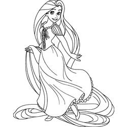 Página para colorir: Rapunzel (Filmes animados) #170070 - Páginas para Colorir Imprimíveis Gratuitamente