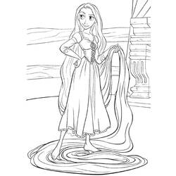 Página para colorir: Rapunzel (Filmes animados) #170077 - Páginas para Colorir Imprimíveis Gratuitamente