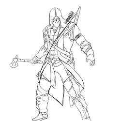 Página para colorir: Assassins Creed (Jogos de vídeo) #111930 - Páginas para Colorir Imprimíveis Gratuitamente
