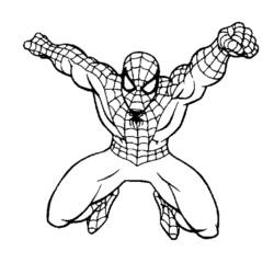 Página para colorir: Homem Aranha (Super heroi) #78656 - Páginas para Colorir Imprimíveis Gratuitamente