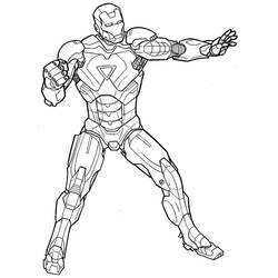 Desenhos para colorir: Homem de Ferro - Páginas para Colorir Imprimíveis Gratuitamente