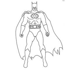 Desenhos para colorir: homem Morcego - Páginas para Colorir Imprimíveis Gratuitamente