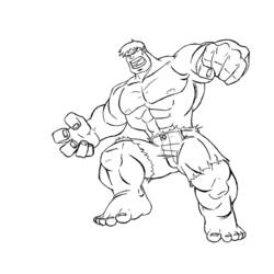 Página para colorir: Hulk (Super heroi) #79016 - Páginas para Colorir Imprimíveis Gratuitamente