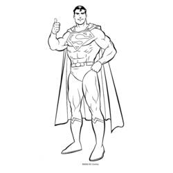 Página para colorir: Super homen (Super heroi) #83609 - Páginas para Colorir Imprimíveis Gratuitamente