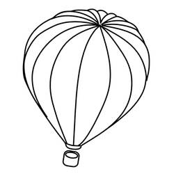 Página para colorir: balão de ar quente (Transporte) #134597 - Páginas para Colorir Imprimíveis Gratuitamente