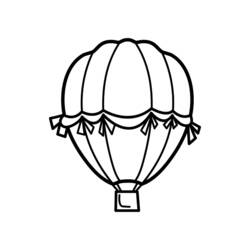 Página para colorir: balão de ar quente (Transporte) #134630 - Páginas para Colorir Imprimíveis Gratuitamente