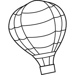 Página para colorir: balão de ar quente (Transporte) #134688 - Páginas para Colorir Imprimíveis Gratuitamente