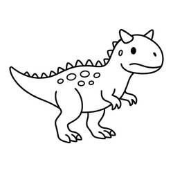 Desenho Carnotauro (Animais Pré-históricos) #221223 para imprimir e colorir