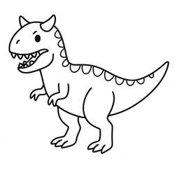 Desenho Carnotauro (Animais Pré-históricos) #221225 para imprimir e colorir