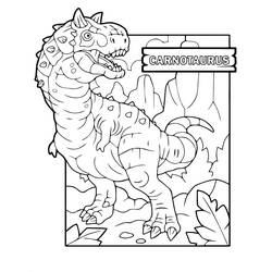 Desenho Carnotauro (Animais Pré-históricos) #221229 para imprimir e colorir