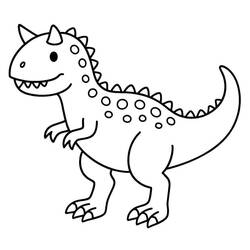 Desenho Carnotauro (Animais Pré-históricos) #221231 para imprimir e colorir