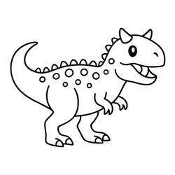 Desenho Carnotauro (Animais Pré-históricos) #221238 para imprimir e colorir