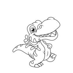 Desenho Dinossauro (Animais Pré-históricos) #171785 para imprimir e colorir