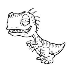 Desenhos para colorir: T-Rex - Páginas para Colorir Imprimíveis Gratuitamente