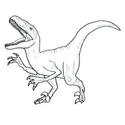 Desenhos para colorir: Velociraptor - Páginas para Colorir Imprimíveis Gratuitamente