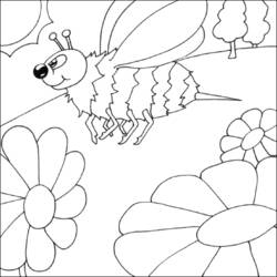 Página para colorir: Abelha (animais) #121 - Páginas para Colorir Imprimíveis Gratuitamente
