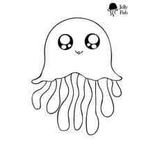 Página para colorir: Água-viva (Animais) #20411 - Páginas para Colorir Imprimíveis Gratuitamente