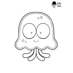 Página para colorir: Água-viva (Animais) #20466 - Páginas para Colorir Imprimíveis Gratuitamente