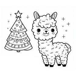 Página para colorir: Alpaca (Animais) #217295 - Páginas para Colorir Imprimíveis Gratuitamente