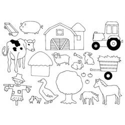 Página para colorir: Animais de fazenda (animais) #21388 - Páginas para Colorir Imprimíveis Gratuitamente