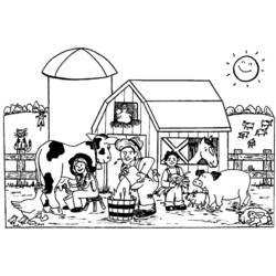 Página para colorir: Animais de fazenda (animais) #21394 - Páginas para Colorir Imprimíveis Gratuitamente