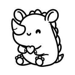 Desenho Animais Kawaii (Animais) #209244 para imprimir e colorir