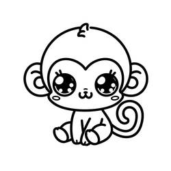Desenho Animais Kawaii (Animais) #209250 para imprimir e colorir