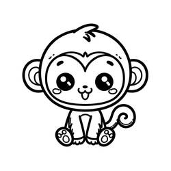 Desenho Animais Kawaii (Animais) #209251 para imprimir e colorir