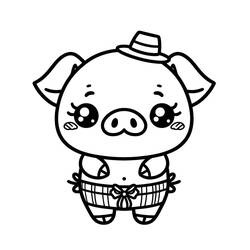 Desenho Animais Kawaii (Animais) #209256 para imprimir e colorir