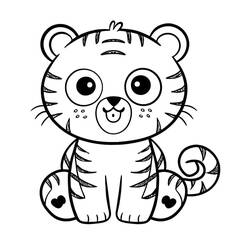 Desenho Animais Kawaii (Animais) #209272 para imprimir e colorir