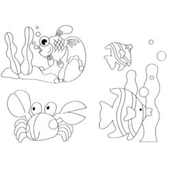 Página para colorir: animais marinhos (animais) #21982 - Páginas para Colorir Imprimíveis Gratuitamente