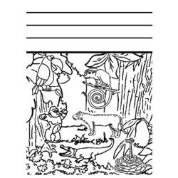 Página para colorir: Animais selvagens/da selva (animais) #21322 - Páginas para Colorir Imprimíveis Gratuitamente
